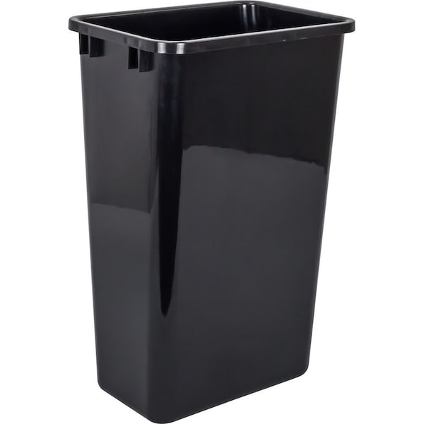 Hardware Resources Black 50 Quart Plastic Waste Container CAN50 Zoro